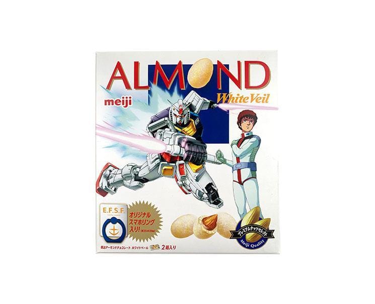 Meiji Almond x Gundam Chocolate (White) Candy and Snacks Sugoi Mart