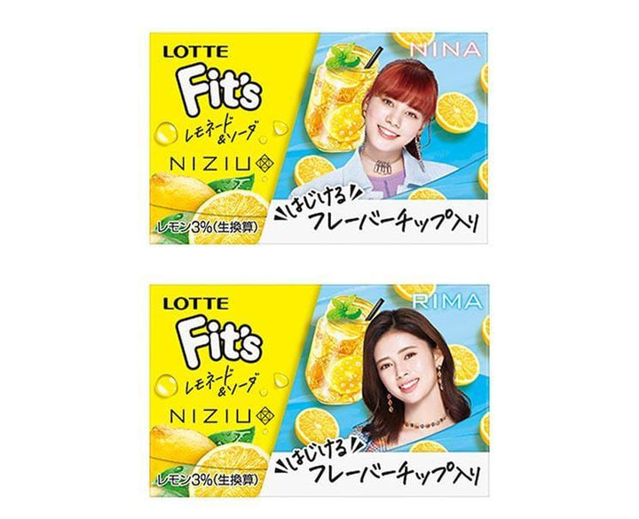 Lotte Fit's x Niziu: Lemon Soda Gum Candy and Snacks Sugoi Mart