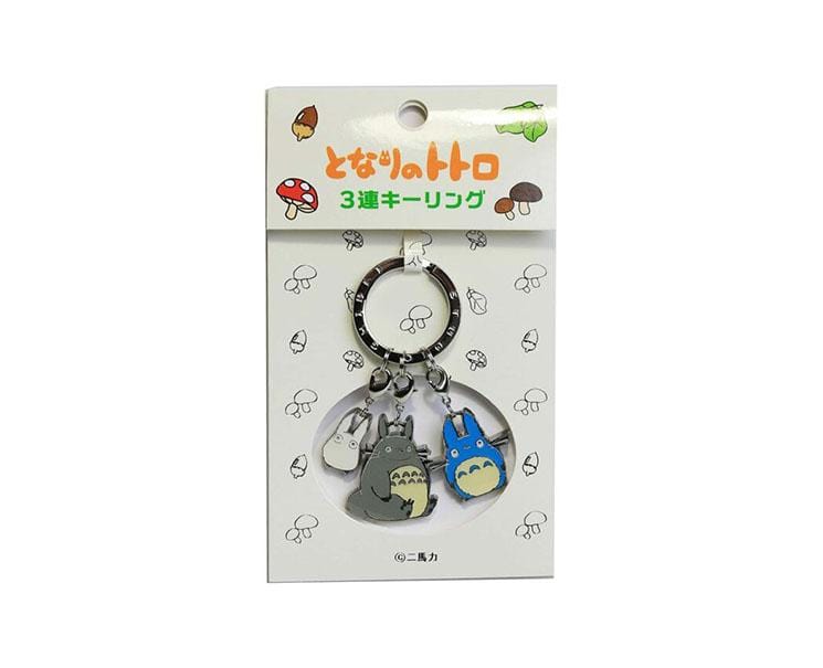 My Neighbor Totoro Triple Keychain: Totoros Anime & Brands Sugoi Mart
