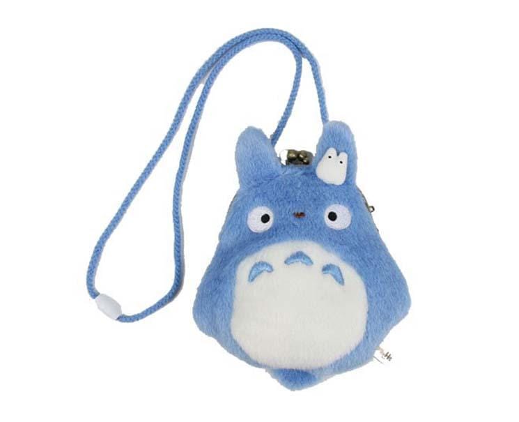 Blue Totoro Fluffy Pouch Home Sugoi Mart