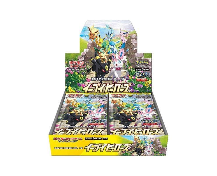 Pokemon Cards Booster Box: Sword & Shield Eevee Heroes Anime & Brands Sugoi Mart