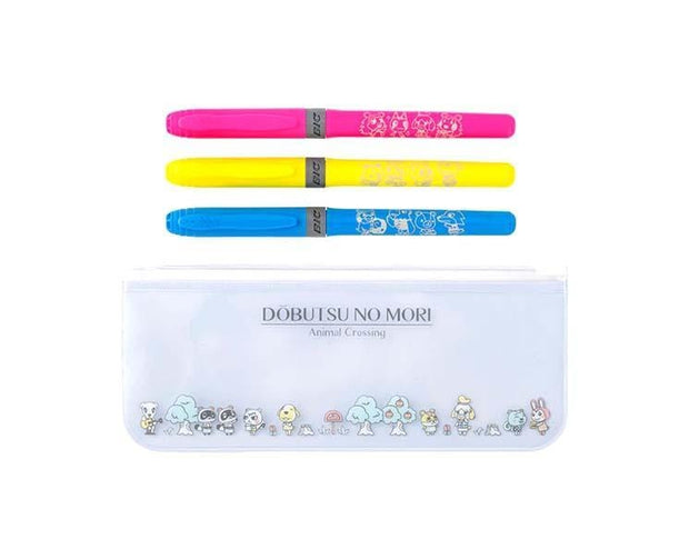 Animal Crossing Highlighter and Case Set Anime & Brands Sugoi Mart
