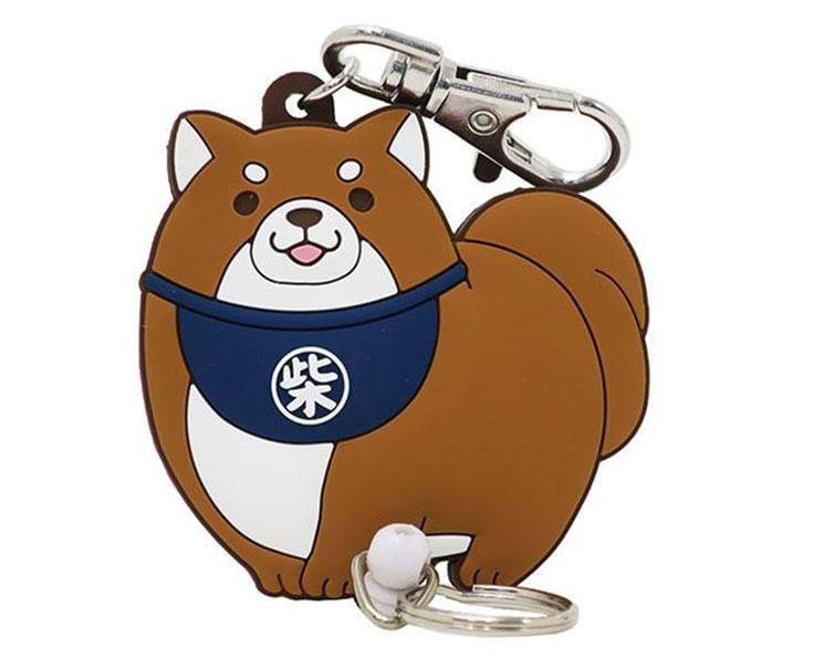 Standing Shiba Inu Rubber Keychain Anime & Brands Sugoi Mart