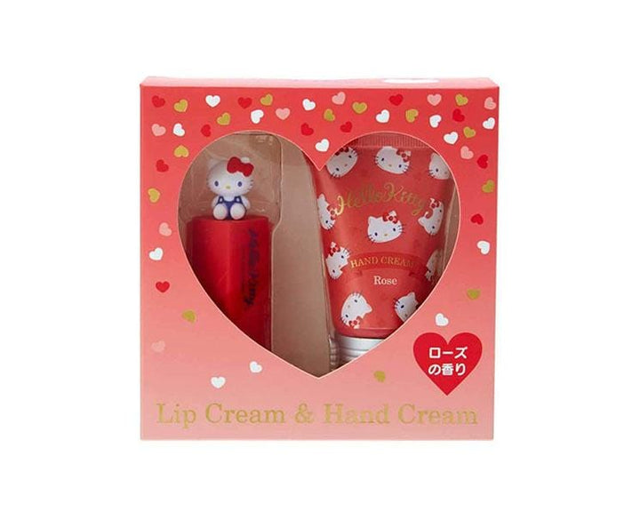 Hello Kitty Lip Balm & Hand Cream Set (Heart) Beauty and Care, Hype Sugoi Mart   