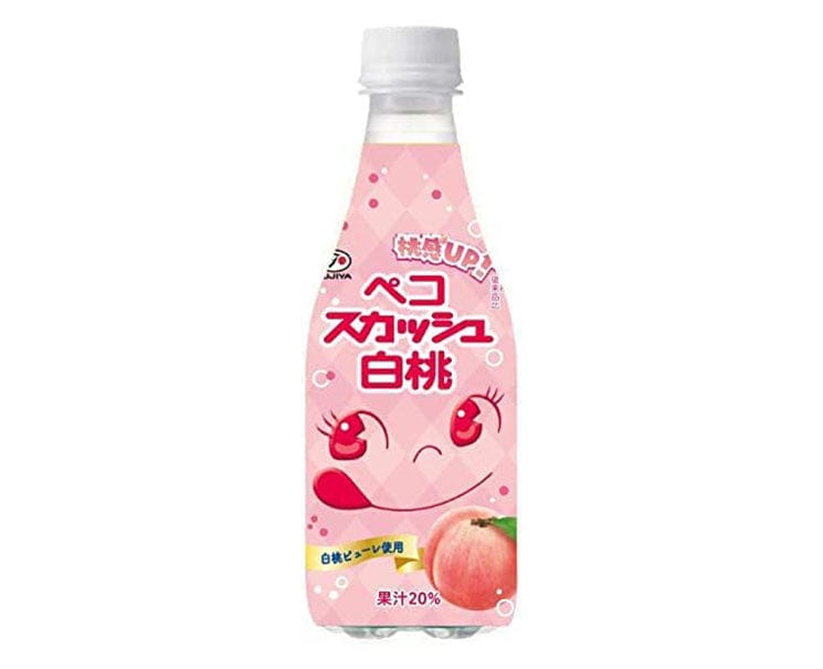 Fujiya Peko White Peach Soda Food & Drinks Sugoi Mart