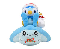 Pokemon Christmas in the Sea: Piplup & Mantyke Plush Anime & Brands Sugoi Mart