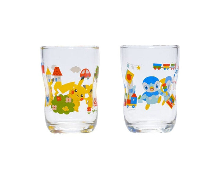 Pokemon: Pikachu x Piplup Glass Set Anime & Brands Sugoi Mart
