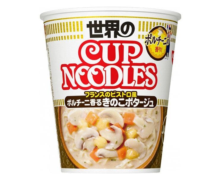 Nissin Cup Noodle Porcini Fragrant Mushroom Pottage Food and Drink Sugoi Mart