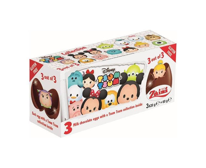 Disney Tsum Tsum Chocolate Egg (3 Pieces) Candy and Snacks, Hype Sugoi Mart    thumbnail 1