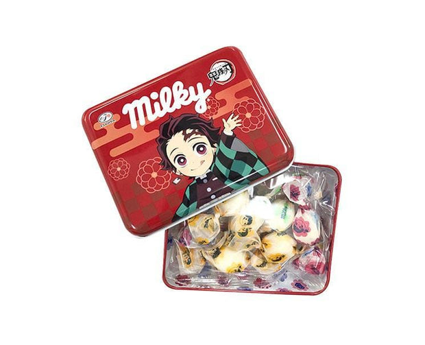 Demon Slayer Milky Tin Can Candy and Snacks, Hype Sugoi Mart   