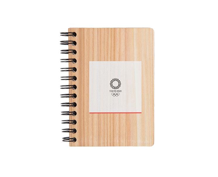 Tokyo 2020 Olympic Small Wooden Notebook Home Sugoi Mart