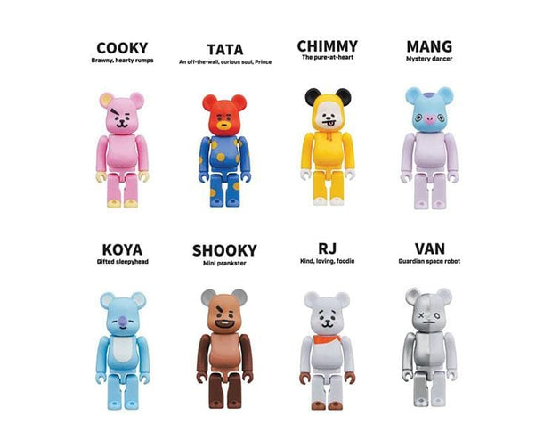 BT21 x Bearbrick Blind Box Anime & Brands Sugoi Mart