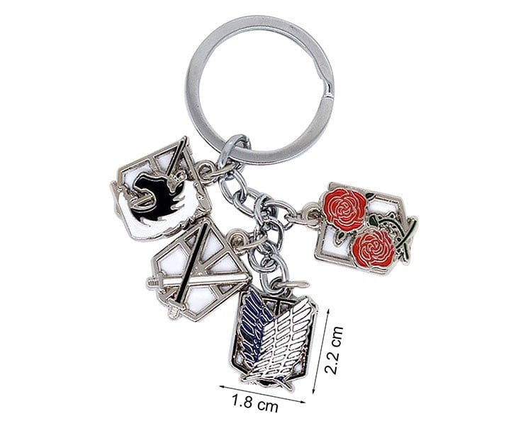 Attack On Titan Military Keychain Anime & Brands Sugoi Mart