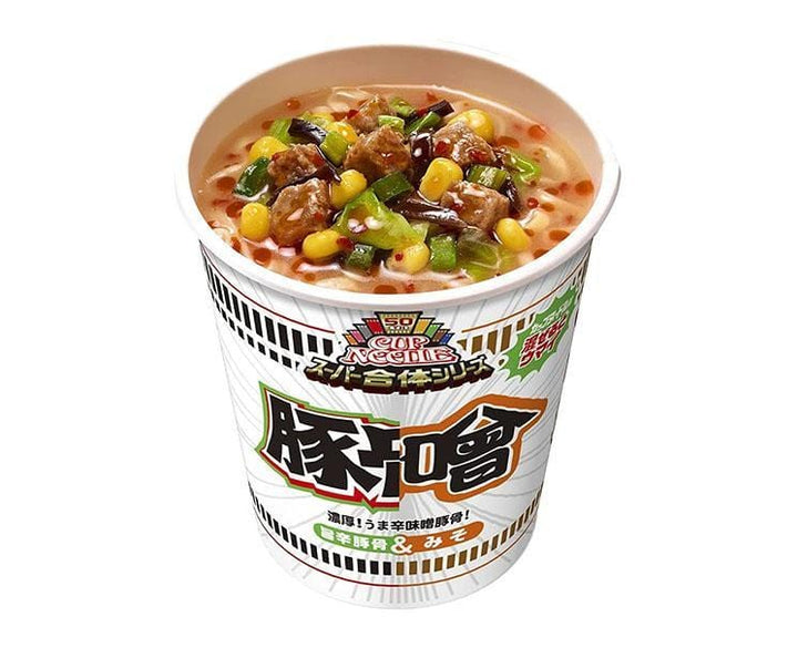 Nissin Cup Noodle Super Mix: Spicy Tonkotsu x Miso Food and Drink Sugoi Mart