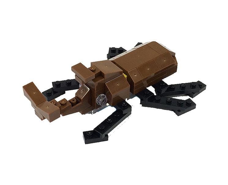 Insect Nanoblock: Japanese Rhinoceros Beetle Toys and Games Sugoi Mart