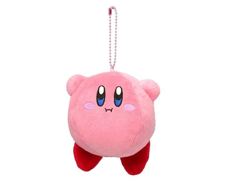 Kirby Plush Keychain (Puffing) Anime & Brands Sugoi Mart