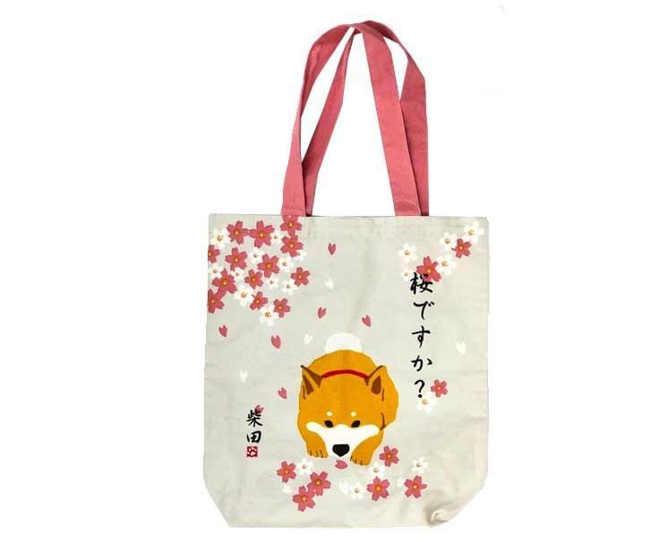 Shiba Inu Tote Bag (Is this sakura?) Home Sugoi Mart
