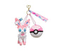 Sylveon and Love Ball Plushie Keychain Set Anime &amp; Brands Sugoi Mart thumbnail 2