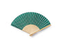 Muji Traditional Japanese Bamboo Fan: Green Home Sugoi Mart thumbnail 2