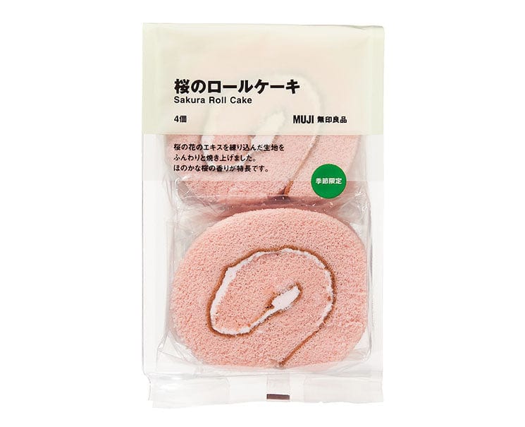 Muji Sakura Roll Cake Candy & Snacks Sugoi Mart