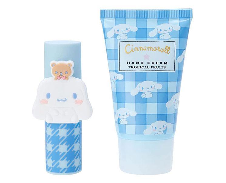 Cinnamoroll Lip Balm & Hand Cream Tropical Fruits Set Beauty and Care, Hype Sugoi Mart   