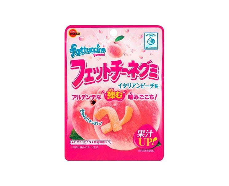 Fettuccine Gummy Peach Candy and Snacks Bourbon