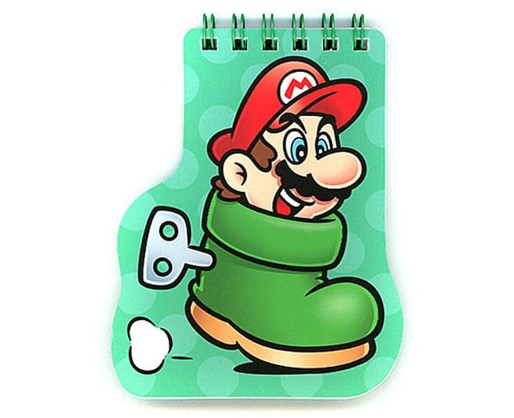 Super Mario Power Up: Mechanical Shoe Notepad Home Sugoi Mart