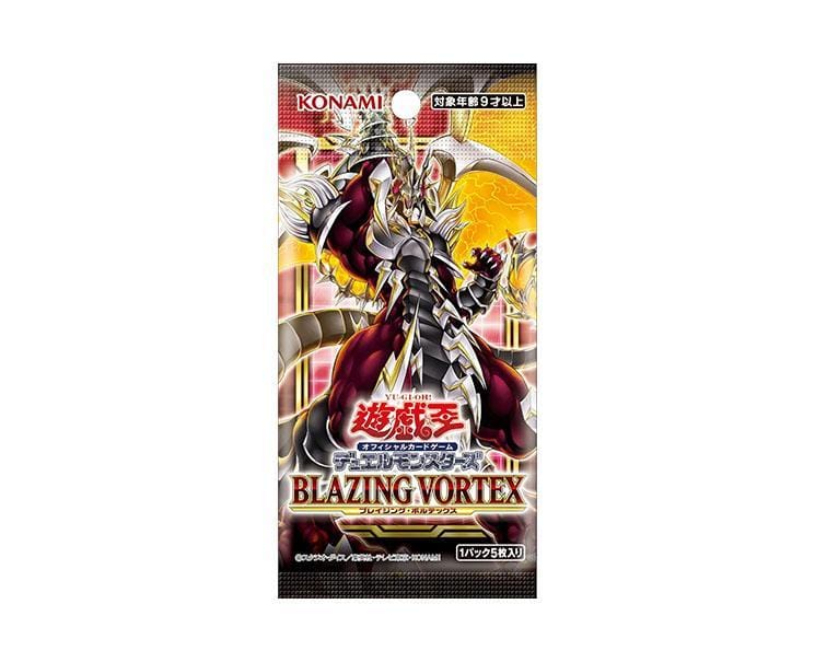 Yu-Gi-Oh! Cards Booster Pack: Duel Monsters Blazing Vortex Toys and Games Sugoi Mart