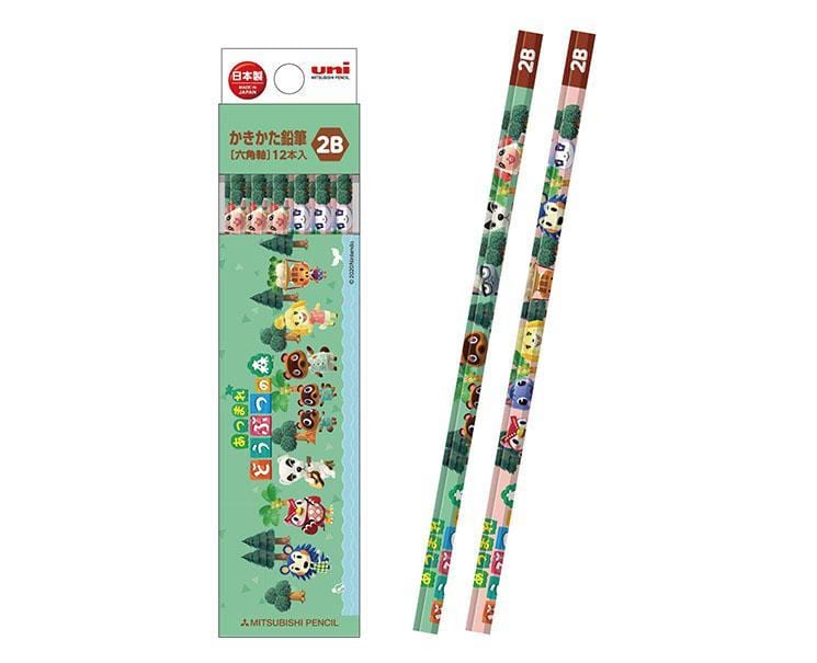 Animal Crossing 2B Pencil (12 Pieces) Anime & Brands Sugoi Mart