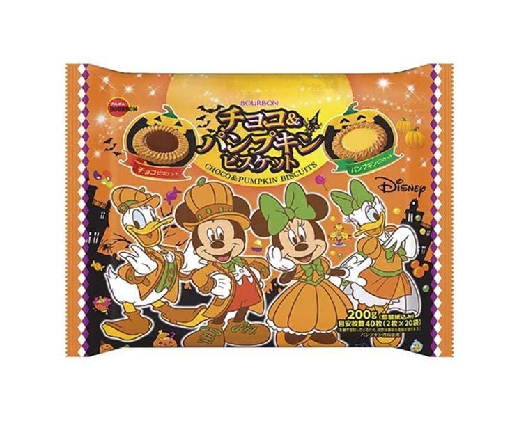 Disney Halloween Choco and Pumpkin Biscuit Candy and Snacks Sugoi Mart