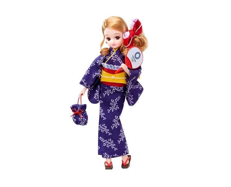 Tokyo 2020 Rika-chan Doll (Blue Yukata) Anime & Brands Sugoi Mart