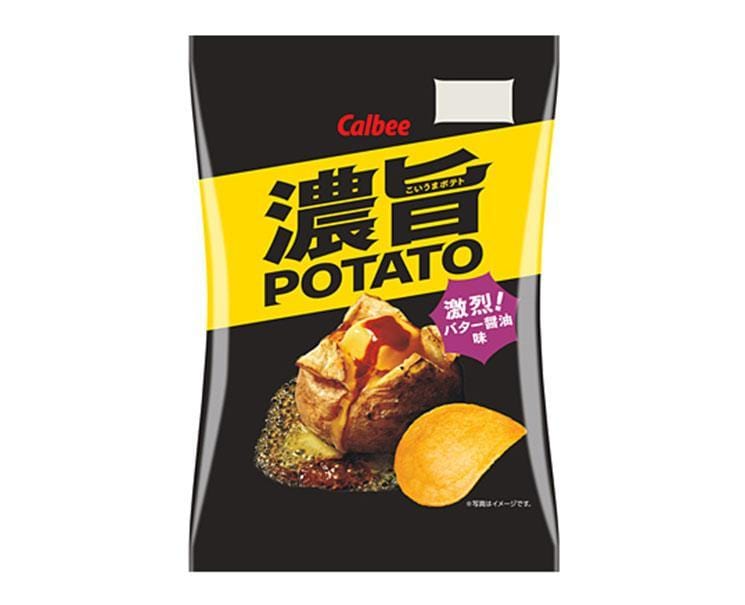 Calbee Rich Potato Chips: Butter Soy Sauce Flavor Candy and Snacks Sugoi Mart