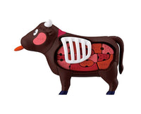 Ittougai Meat Puzzle: Cow Toys and Games Japan Crate Store