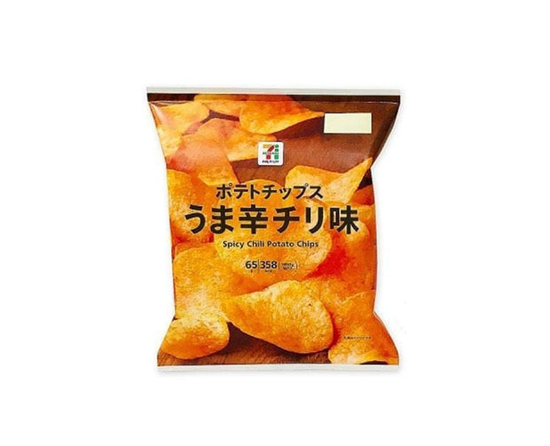7-11 Premium: Spicy Chili Potato Chips Candy and Snacks, Hype Sugoi Mart   
