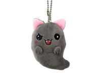 Ghost Plush Keychain (Grey Cat) Anime & Brands Sugoi Mart