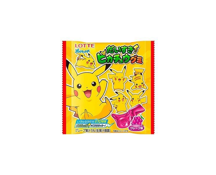 Lotte Pikachu Gummy Candy and Snacks, Hype Sugoi Mart   