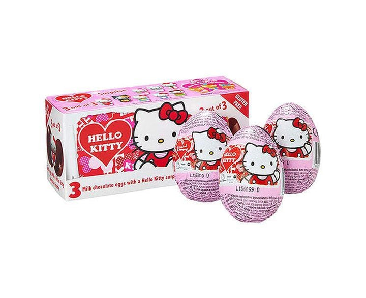 Hello Kitty Chocolate Egg (3 Pieces) Candy and Snacks, Hype Sugoi Mart   