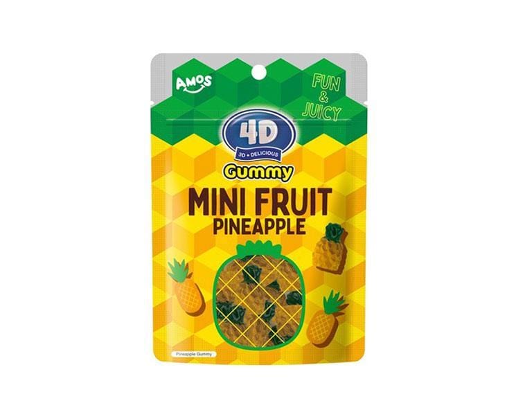 Amos 4D Pineapple Mini Gummies Candy and Snacks Sugoi Mart