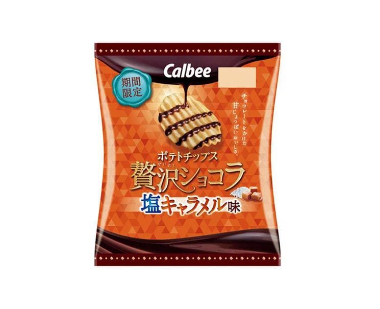 Calbee Chocolate Salt Caramel Potato Chips Candy and Snacks Sugoi Mart