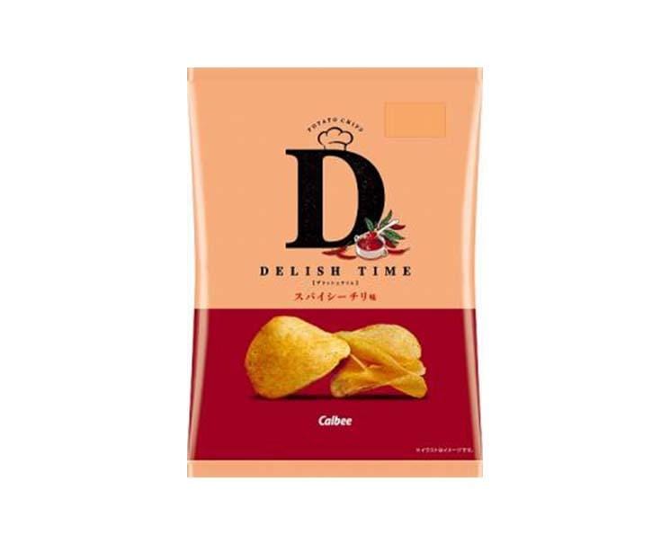 Calbee Delish Time Chips: Spicy Chili Candy and Snacks Sugoi Mart