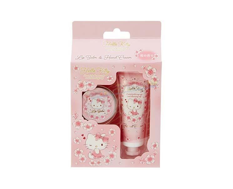 Hello Kitty Lip Balm & Hand Cream Set Anime & Brands Sugoi Mart