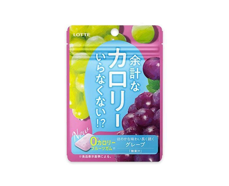 Lotte 0 Calorie Grape Gum Candy and Snacks Sugoi Mart