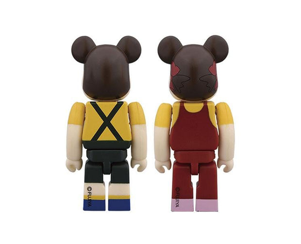 Fujiya x Bearbrick: Peko & Poko 100% Anime & Brands Sugoi Mart