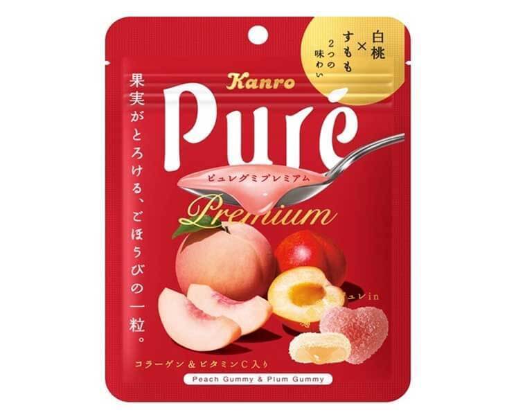 Pure Gummy Premium: White Peach and Plum Candy and Snacks Sugoi Mart