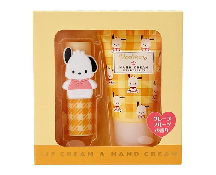 Pochacco Lip Balm & Hand Cream Grapefruit Set Beauty and Care, Hype Sugoi Mart   