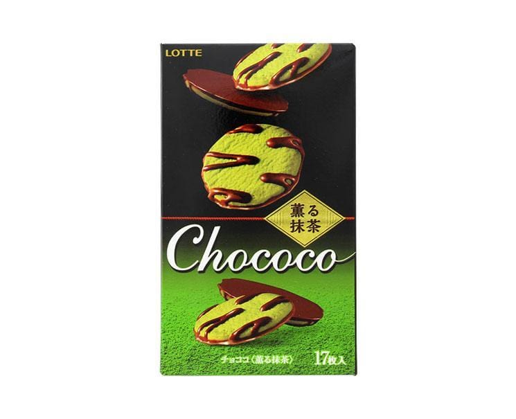 Lotte Chococo Matcha Cookies Candy and Snacks Sugoi Mart