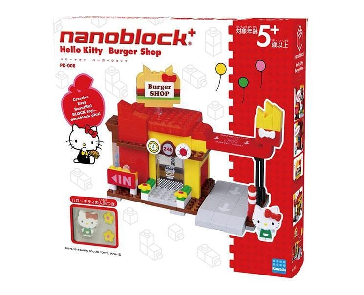 Hello Kitty Burger Shop Nanoblock Toys and Games Sugoi Mart