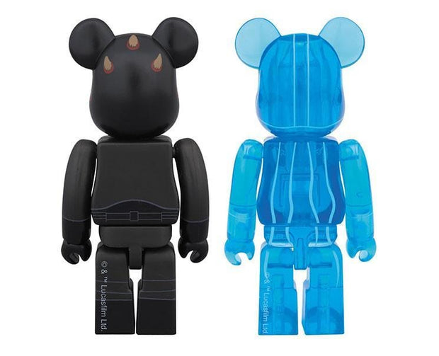 Star Wars x Bearbrick: Darth Maul & Darth Vader (Holographic) 100% Anime & Brands Sugoi Mart
