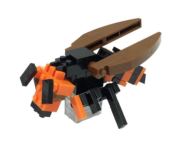 Insect Nanoblock: Asian Giant Hornet Toys and Games Sugoi Mart