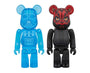 Star Wars x Bearbrick: Darth Maul &amp; Darth Vader (Holographic) 100% Anime &amp; Brands Sugoi Mart thumbnail 1